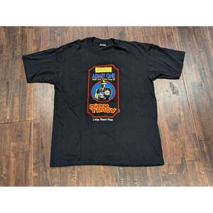 Vintage Dick Tracy T-Shirt Mens Large Black Admit One Movie Promo Tee 90s Disney